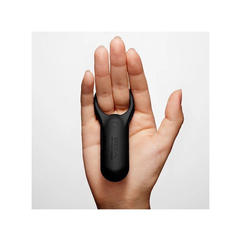 Pierścień wibrujący - Tenga SVR Smart Vibe Ring Plus Black